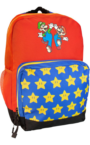 Mochila Infantil Super Mario Bros Rojo