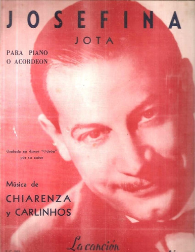 2 Partituras Acordeon Josefina + Misionera Galopa Bustamante (Usado)