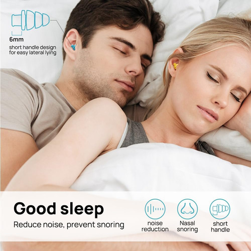 Tapones Reutilizables Para Dormir Con Cancelación De Ruido