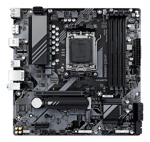 Tarjeta Madre Gigabyte B650m D3hp Am5 Ddr5 M-atx Rev. 1.0