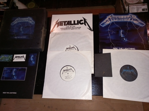 Metallica Ride The Lightning Edición Limitadavinilos