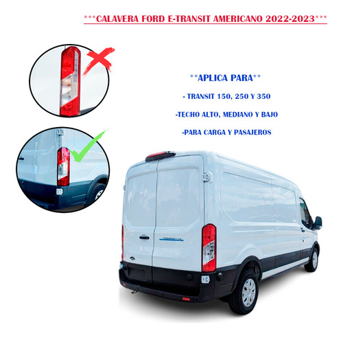 Calavera E-transit Americano 2022 2023 Derecho