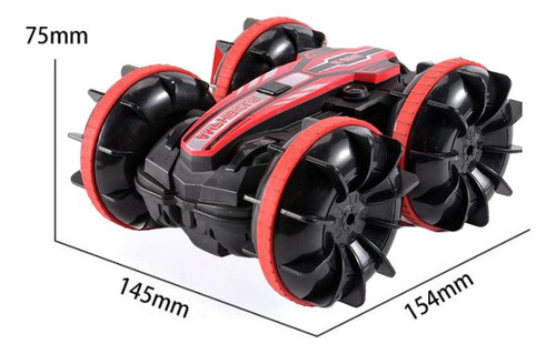 Coche Anfibio Rc, Juguete Acrobático Para Natación Que Gira