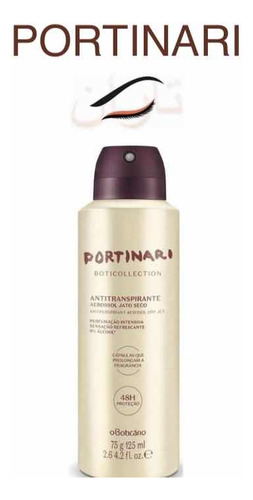 Portinari Desodorante Antitranspirante Aerossol O Boticário
