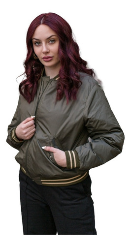 Campera Bomber Mujer Madrid Premium Con Matelase