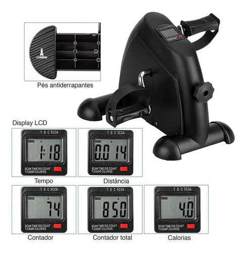 Bicicleta Ergometrica Fisioterapia Braços Pernas Monitor