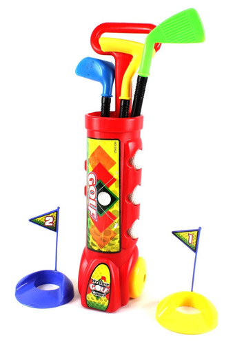 Set De Juego De Golf Bisontec Para Niños, Con 3 Bolas De