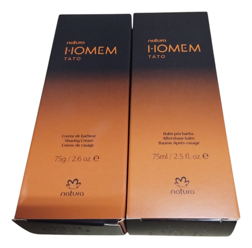 Natura Homem Tato Kit Crema De Afeitar + Balm Pos Barba