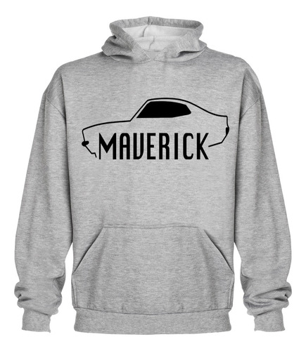 Sudadera Gris Ford Maverick 70s