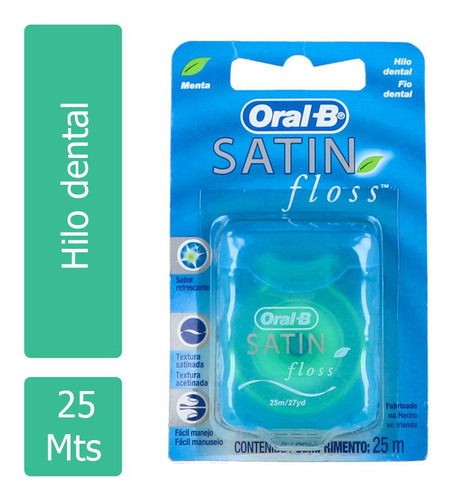 Hilo Dental Oral-b Caja Con 1 Empaque Con 25 M