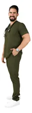 U Bárbara Pijama Quirúrgica Para Hombre Corte Recto Uniforme