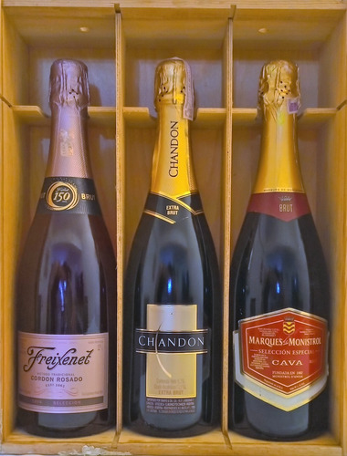 Pack De 3 Vinos Freixenet, Chandon Y Marqués De Monistrol