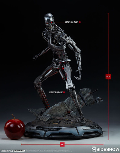 Terminator T-800 Endoskeleton Estatua Sideshow