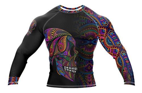 Doxe Jersey Playera Slim Fit Mándala Tribal Colores 