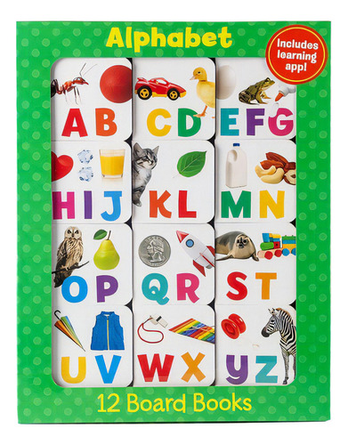 Alphabet (12 Book Set ), De Little Grasshopper Books. Editorial Pubn Intl, Tapa Dura En Inglés