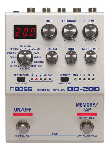 Pedal De Efecto Boss Dd-200 Digital Delay