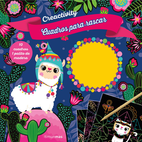 Creactivity. Cuadros Para Rascar. Animalitos, De Timun Mas. Editorial Timun Mas Infantil, Tapa Blanda, Edición 01 En Español, 2023