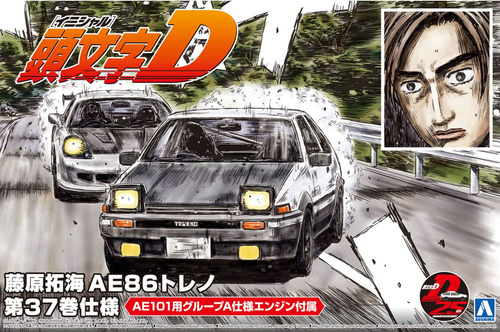 Aoshima Inicial D No.6 Takumi Fujihara Ae86 Toreno Volumen 1