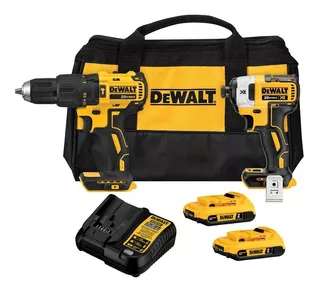 Taladro Percutor+atornillador Impacto 20v Xr Dck223d2 Dewalt