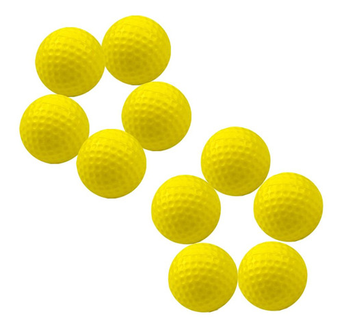 10 Piezas De Pelota De Práctica Para Golf, Esponja De