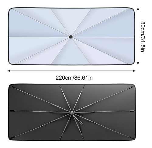 Protector Solar Para Parabrisas De Coche Parasol Retráctil C