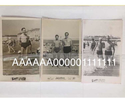 3 Antiguas Fotografías La Rambla Mar Del Plata. 1951