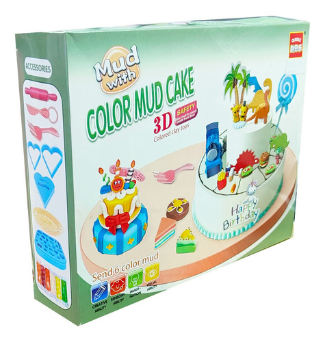 Set/kit Chef Torta Pananderia Plastilina Juguete Interactivo