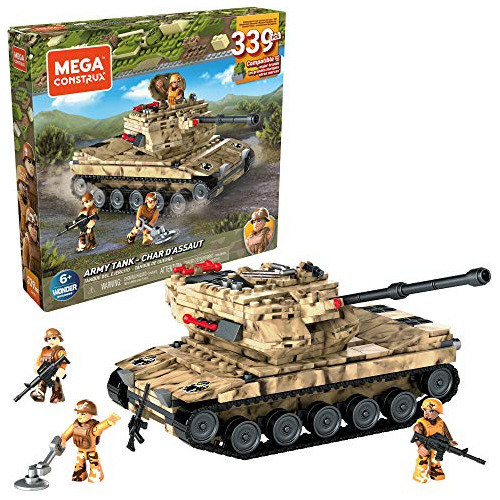 Construx Army Tank Construction Set Figuras De Personaj...