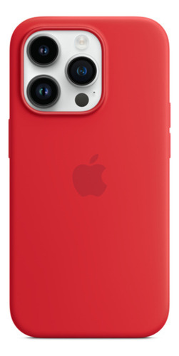 Funda Apple Silicona Iphone 13 Rojo Lisa