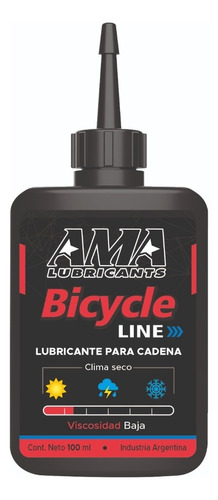 Aceite Seco Cadena Bicicleta Ama Lubricant 100 Ml
