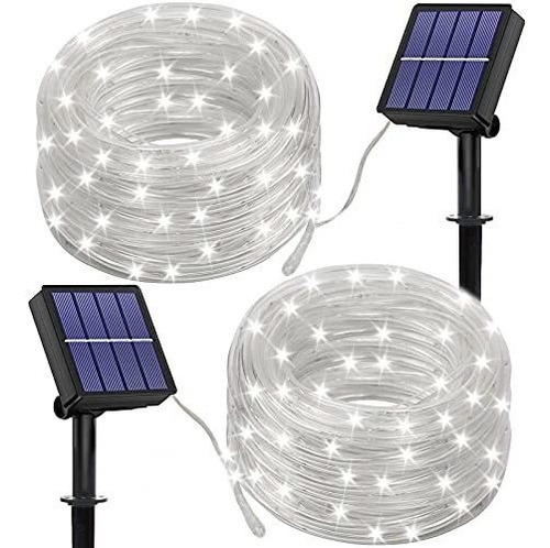 Cylapex Solar Powered Luces De Cadena, 66 Pies Con 200 Leds 