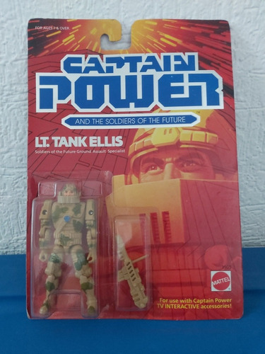 Captain Powers Mattel 80s Lt Tank Ellis