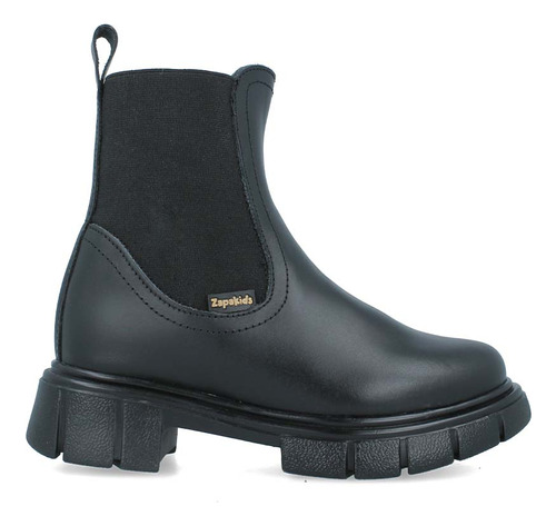 Botas Zapakids Niña Zapatos Botines Piel Negro (18.0 - 24.0)