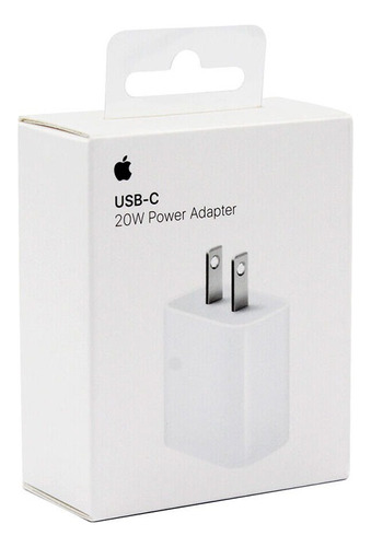 Cargador Apple 20w Usb-c Power Adapter Usb-c To Lightning.