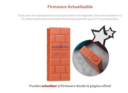 8bitdo Receptor Usb Bluetooth Inalámbrico Ps4 Xbox One Ns