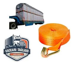 Comprar Cinta Carga 3 Toneladas 50mm X 9 Metros Caminhão Amarração Cor Laranja no Mercado Livre