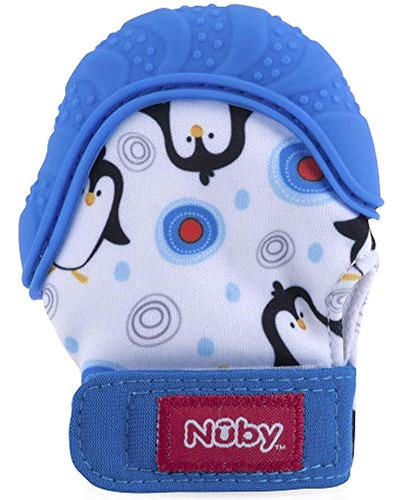 Nuby Happy Hands Relajante Dentición Manopla Con Bolsa De Vi