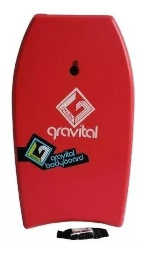 Bodyboard Gravital De 37 Rojo ,azul 93.5cm X 48.5cm X 5.5cm 