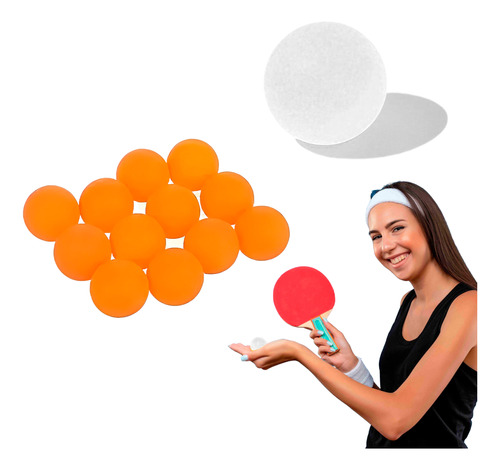 Pelotas Ping Pong Tenis De Mesa Blister X 12 Pelotitas 