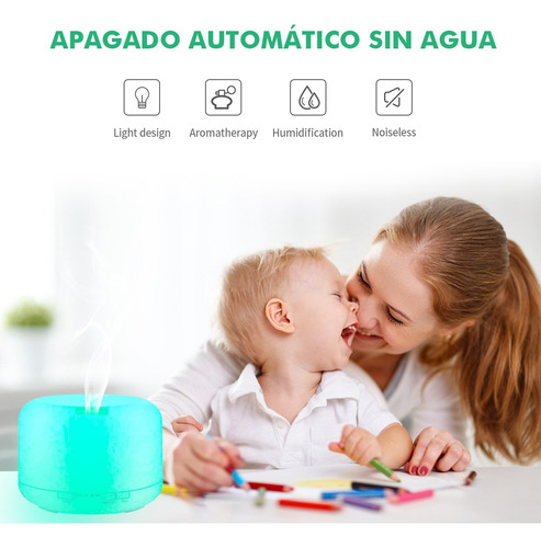 Difusor De Aceite Esencial 500ml Difusor Aromaterapia.