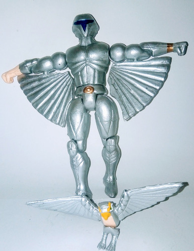 Figura Bootleg Mexicano De Halcones Galácticos Rayo De Plata (Usado)
