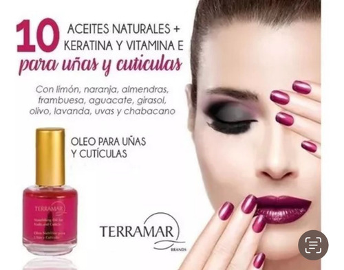 Aceite Para Uñas Y Cutículas Terramar 15 G.