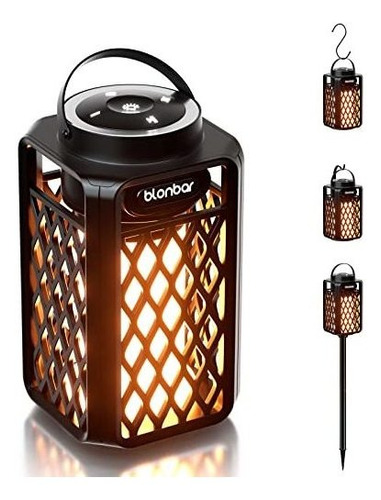 Blonbar Led Fuego Altavoz, Al Aire Libre Bluetooth Pjh4d