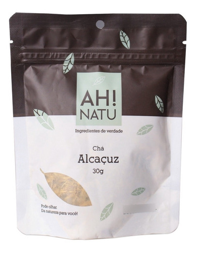 Chá Alcaçuz Natural Raiz Licorice Ah Natu 30g