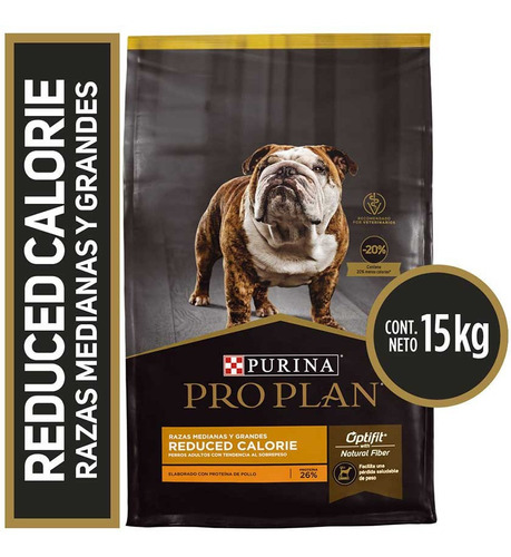 Alimento Perros Pro Plan Adulto Raza Mediana Y Grande 15kg