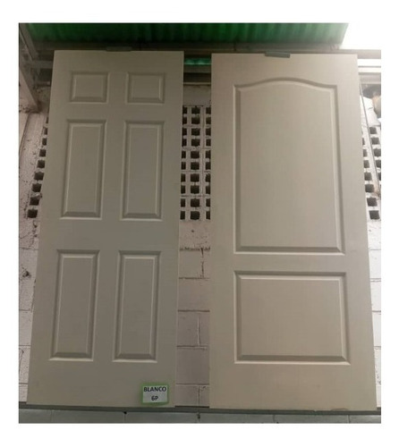 Puertas Entamboradas Blancas 2.10x70, 2.10x80 Y 2.10x90