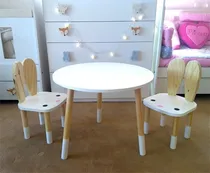 Comprar Juego Mesa Mas 2 Sillas Nórdicas Hidrolaqueadas Didácticas 