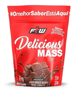 Delicious Mass 3kg - Ftw - Entrega Rápida Hipercalórico