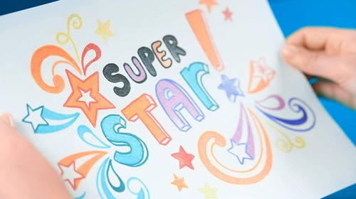 Imagen 4 de 7 de Marcadores Maped Colorpeps Glitter X8 Brillo Educando