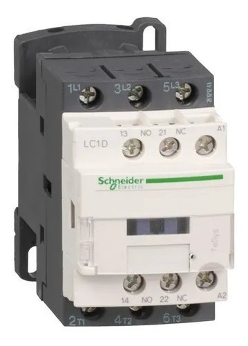 Contactor Tripolar Schneider 12a 5.5kw 1na+1nc Bobina 220vca